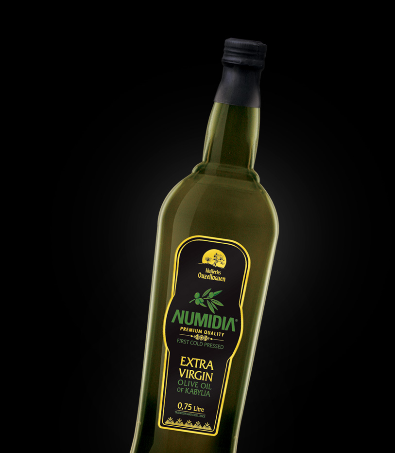 Création de l'identité de marque et le packaging de l'huile d'olive Numidia 4